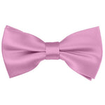 Load image into Gallery viewer, TheDapperTie Men&#39;s Solid Color 2.5 W And 4.5 L Inch Pre-Tied adjustable Bow Ties Men&#39;s Solid Color Bow Tie TheDapperTie Dusty Pink  
