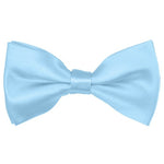 Load image into Gallery viewer, TheDapperTie Men&#39;s Solid Color 2.5 W And 4.5 L Inch Pre-Tied adjustable Bow Ties Men&#39;s Solid Color Bow Tie TheDapperTie Powder Blue  
