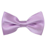 Load image into Gallery viewer, TheDapperTie Men&#39;s Solid Color 2.5 W And 4.5 L Inch Pre-Tied adjustable Bow Ties Men&#39;s Solid Color Bow Tie TheDapperTie Lavender  
