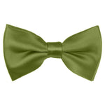 Load image into Gallery viewer, TheDapperTie Men&#39;s Solid Color 2.5 W And 4.5 L Inch Pre-Tied adjustable Bow Ties Men&#39;s Solid Color Bow Tie TheDapperTie Olive Green  
