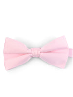 Load image into Gallery viewer, Men&#39;s Pre-tied Adjustable Length Bow Tie - Formal Tuxedo Solid Color Men&#39;s Solid Color Bow Tie TheDapperTie Light Pink One Size 

