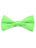 Load image into Gallery viewer, Men&#39;s Pre-tied Adjustable Length Bow Tie - Formal Tuxedo Solid Color Men&#39;s Solid Color Bow Tie TheDapperTie Neon Green One Size 
