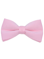 Load image into Gallery viewer, Men&#39;s Pre-tied Adjustable Length Bow Tie - Formal Tuxedo Solid Color Men&#39;s Solid Color Bow Tie TheDapperTie Pink One Size 
