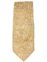 Load image into Gallery viewer, Men&#39;s Silk Woven Wedding Neck Tie Collection Neck Tie TheDapperTie Yellow Paisley Regular 
