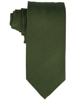 Load image into Gallery viewer, Men&#39;s Silk Woven Wedding Neck Tie Collection Neck Tie TheDapperTie Green And Black Stripes Regular 
