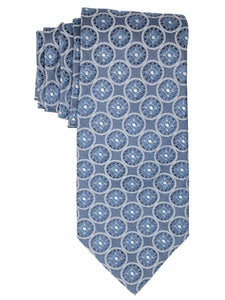 Men's Silk Woven Wedding Neck Tie Collection Neck Tie TheDapperTie Light Blue Geometric Regular 