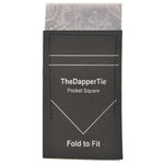 Load image into Gallery viewer, TheDapperTie - New Men&#39;s Paisley Flat Pre Folded Pocket Square on Card Prefolded Pocket Squares TheDapperTie Light Grey Regular 
