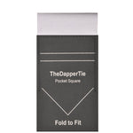 Load image into Gallery viewer, Men&#39;s Linen Flat Pre Folded Pocket Square Prefolded Pocket Squares TheDapperTie Off White Regular 
