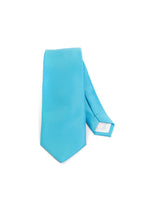 Load image into Gallery viewer, Men&#39;s Solid Color 2.75 Inch Wide And 57 Inch Long Slim Neckties Neck Tie TheDapperTie Turquoise  
