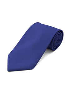 Men's Solid Color 2.75 Inch Wide And 57 Inch Long Slim Neckties Neck Tie TheDapperTie Royal Blue  