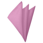Load image into Gallery viewer, TheDapperTie - Men&#39;s Solid Color 10 Inch x 10 Inch Pocket Squares Handkerchief Neck Ties Marquis Dusty Pink  
