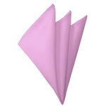 Load image into Gallery viewer, TheDapperTie - Men&#39;s Solid Color 10 Inch x 10 Inch Pocket Squares Handkerchief Neck Ties Marquis Pink  
