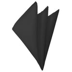 Load image into Gallery viewer, TheDapperTie - Men&#39;s Solid Color 10 Inch x 10 Inch Pocket Squares Handkerchief Neck Ties Marquis Charcoal Gray  
