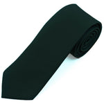 Load image into Gallery viewer, Men&#39;s Solid Color 2 Inch Wide And 57 Inch Long Slim Neckties Neck Tie TheDapperTie Hunter Green 57&quot; long and 2&quot; wide 
