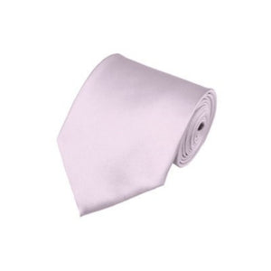 TheDapperTie Men's Solid Color Traditional 3.35 Inch Wide And 58 Inch Long Neckties Neck Tie TheDapperTie Light Pink  