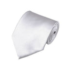 Load image into Gallery viewer, TheDapperTie Men&#39;s Solid Color Traditional 3.35 Inch Wide And 58 Inch Long Neckties Neck Tie TheDapperTie White  
