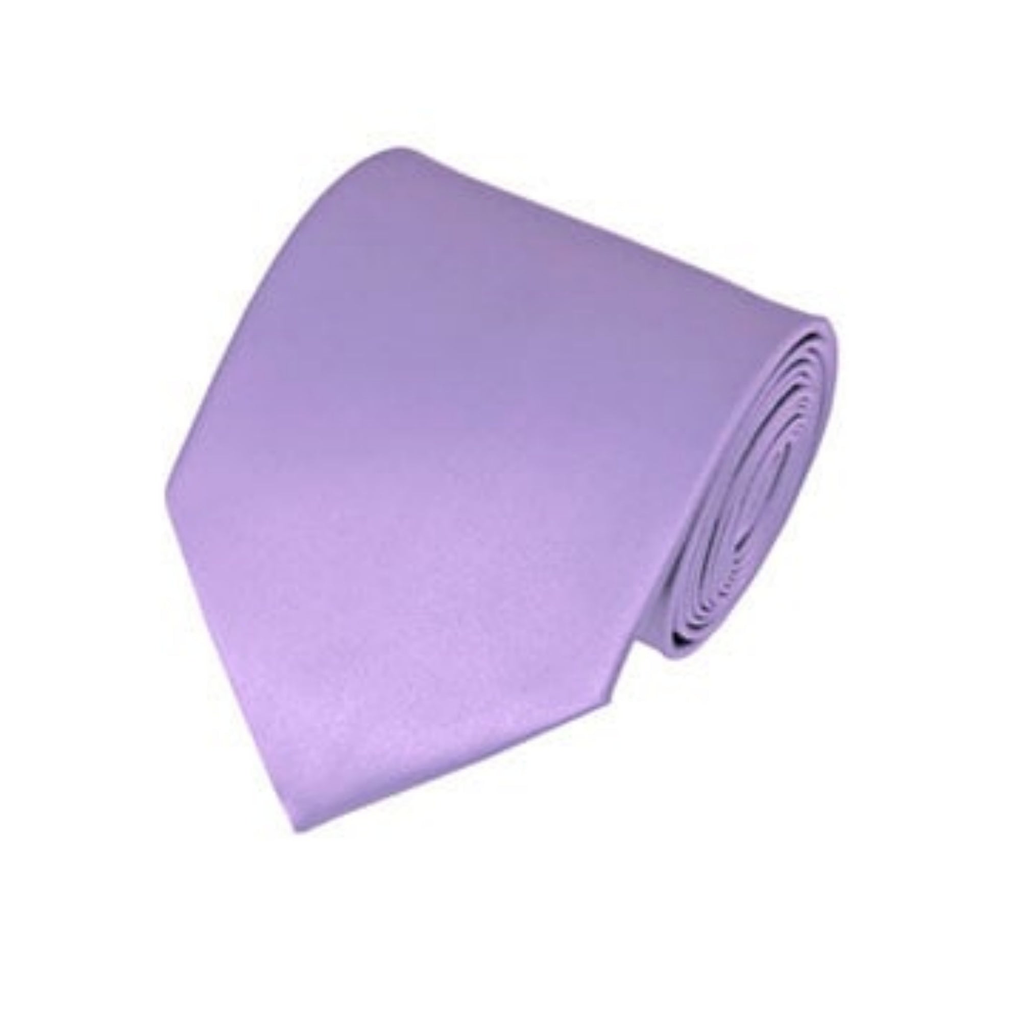 TheDapperTie Men's Solid Color Traditional 3.35 Inch Wide And 58 Inch Long Neckties Neck Tie TheDapperTie Lavender  