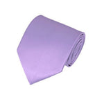 Load image into Gallery viewer, TheDapperTie Men&#39;s Solid Color Traditional 3.35 Inch Wide And 58 Inch Long Neckties Neck Tie TheDapperTie Lavender  
