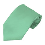 Load image into Gallery viewer, TheDapperTie Men&#39;s Solid Color Traditional 3.35 Inch Wide And 58 Inch Long Neckties Neck Tie TheDapperTie Mint Green  
