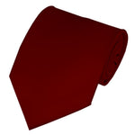 Load image into Gallery viewer, TheDapperTie Men&#39;s Solid Color Traditional 3.35 Inch Wide And 58 Inch Long Neckties Neck Tie TheDapperTie Burgundy  
