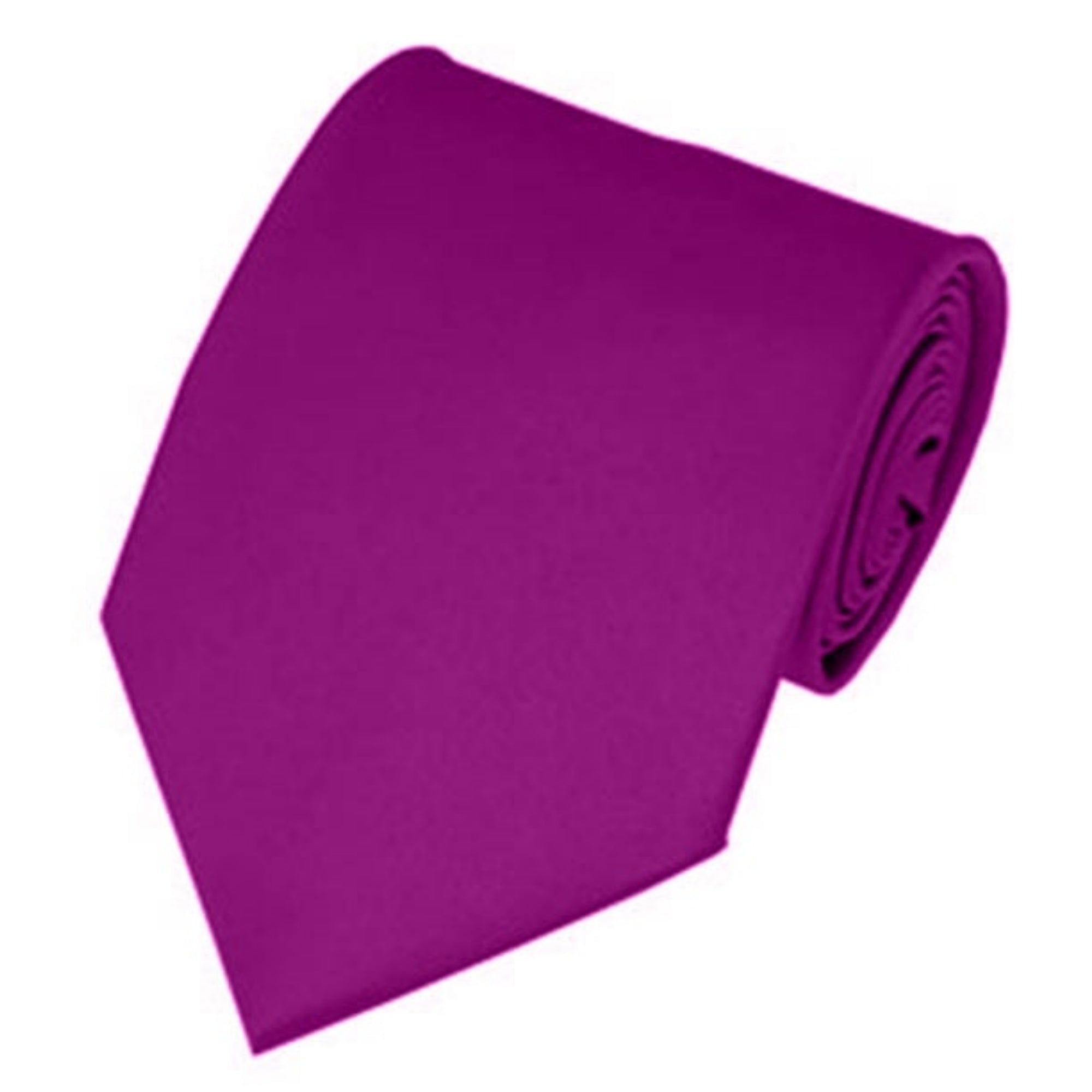 TheDapperTie Men's Solid Color Traditional 3.35 Inch Wide And 58 Inch Long Neckties Neck Tie TheDapperTie Violet  
