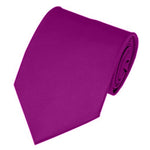 Load image into Gallery viewer, TheDapperTie Men&#39;s Solid Color Traditional 3.35 Inch Wide And 58 Inch Long Neckties Neck Tie TheDapperTie Violet  
