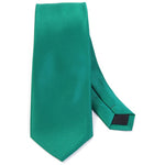 Load image into Gallery viewer, Men&#39;s Solid Color 2.75 Inch Wide And 57 Inch Long Slim Neckties Neck Tie TheDapperTie Green  
