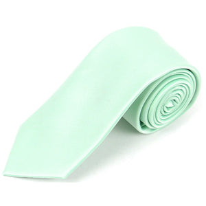Men's Solid Color 2.75 Inch Wide And 57 Inch Long Slim Neckties Neck Tie TheDapperTie Mint  