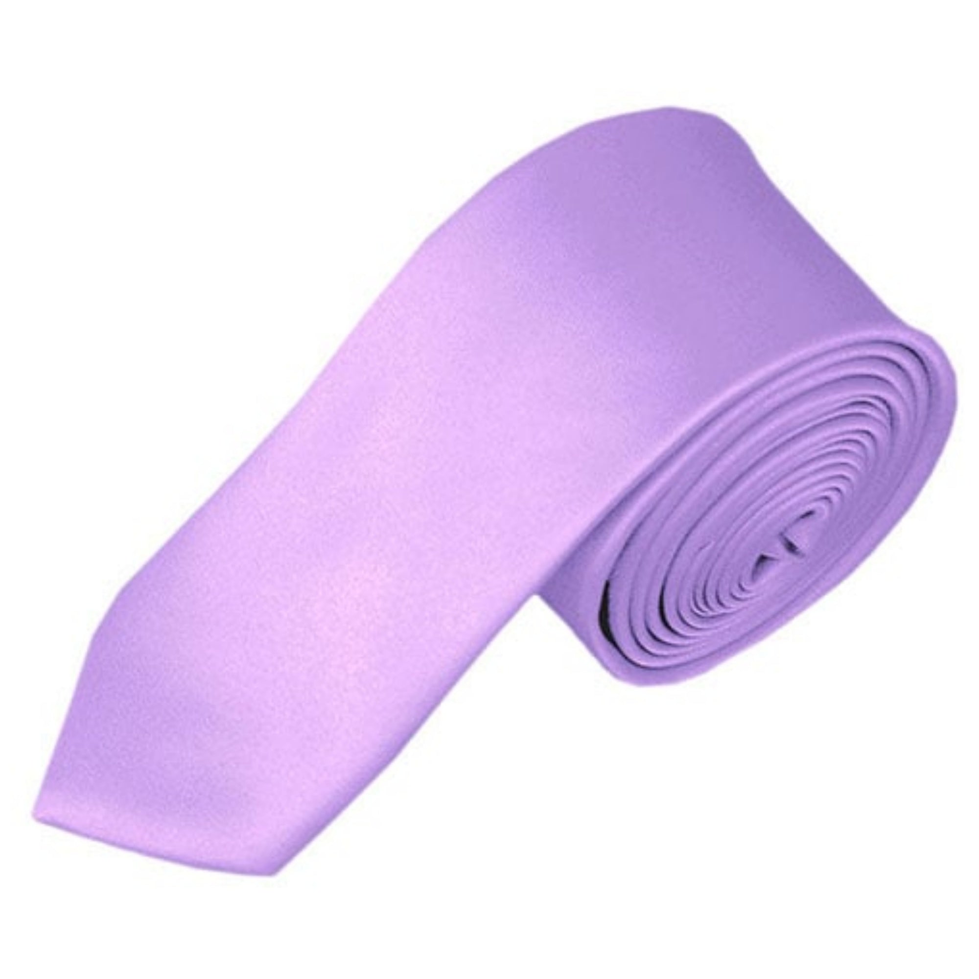 TheDapperTie Boy's Solid Color 2.75 Inch Wide And 48 Inch Long Neckties Neck Tie TheDapperTie Lavender  