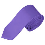 Load image into Gallery viewer, TheDapperTie Boy&#39;s Solid Color 2.75 Inch Wide And 48 Inch Long Neckties Neck Tie TheDapperTie Purple  
