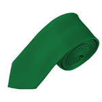Load image into Gallery viewer, TheDapperTie Boy&#39;s Solid Color 2.75 Inch Wide And 48 Inch Long Neckties Neck Tie TheDapperTie Kelly Green  

