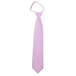 Load image into Gallery viewer, TheDapperTie Men&#39;s Solid Color Zipper Neckties 17 Inch Or 20 Inch Dapper Neckwear TheDapperTie Light Pink 3 Inch W x 17 Inch L 
