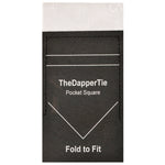 Load image into Gallery viewer, TheDapperTie - New Men&#39;s Paisley Flat Pre Folded Pocket Square on Card Prefolded Pocket Squares TheDapperTie Off White Regular 
