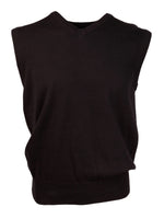 Load image into Gallery viewer, Marquis Solid Cotton V-Neck, Sleeve Less Vest Sweater Sweater Marquis Burgundy 2XL 
