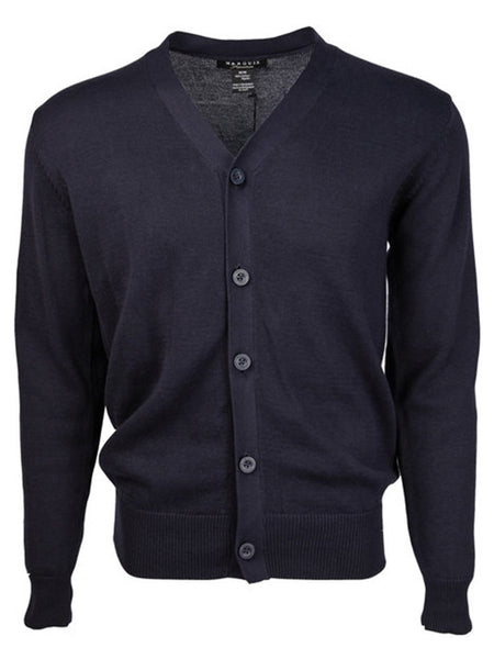 Solid Button Cotton Cardigan For Men From Marquis – The Dapper Tie