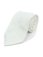 Load image into Gallery viewer, Boy&#39;s Age 12-18 Solid Color Poly Neck Tie Boy&#39;s Solid Color Neck Tie TheDapperTie Off White 49&quot; 
