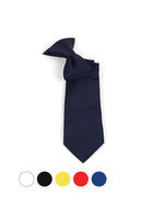 Load image into Gallery viewer, Boy&#39;s Solid Color Pre-tied Clip On Neck Tie Neck Tie TheDapperTie   
