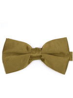 Load image into Gallery viewer, Young Boy&#39;s Pre-tied Adjustable Length Bow Tie - Formal Tuxedo Solid Color Boy&#39;s Solid Color Bow Tie TheDapperTie Mustard One Size 
