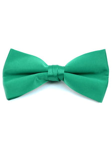 Men's Pre-tied Adjustable Length Bow Tie - Formal Tuxedo Solid Color Men's Solid Color Bow Tie TheDapperTie Green One Size 