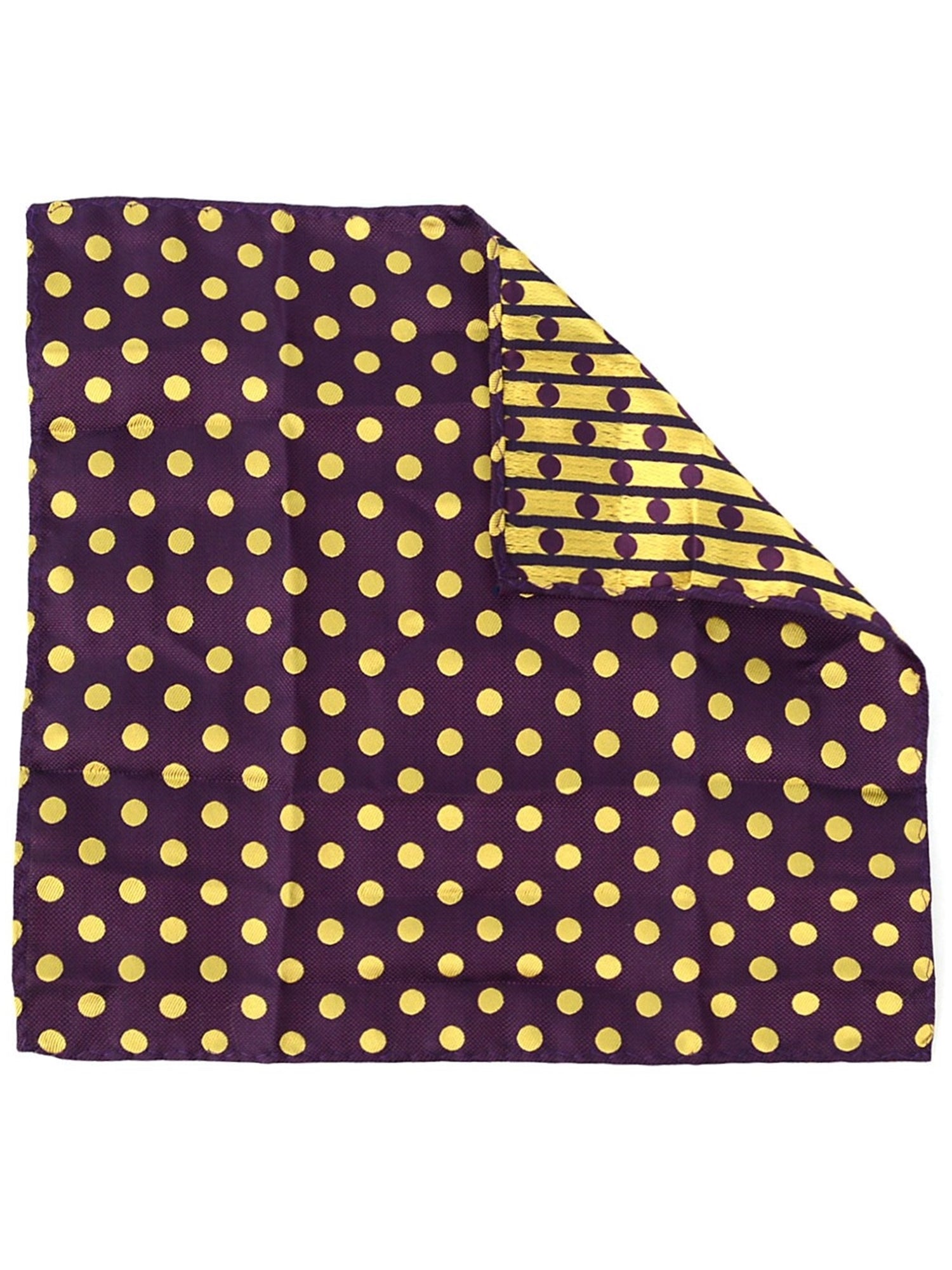 Men's Black And Gold Polka Dots Pre-tied Adjustable Length Bow Tie & Hanky Set Men's Solid Color Bow Tie TheDapperTie   