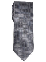 Load image into Gallery viewer, Men&#39;s Silk Woven Wedding Neck Tie Collection Neck Tie TheDapperTie Grey Geometric Regular 
