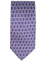 Load image into Gallery viewer, Men&#39;s Silk Woven Wedding Neck Tie Collection Neck Tie TheDapperTie Purple Geometric Regular 

