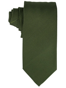 Men's Silk Woven Wedding Neck Tie Collection Neck Tie TheDapperTie Green And Black Stripes Regular 