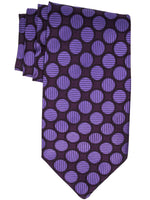 Load image into Gallery viewer, Men&#39;s Silk Woven Wedding Neck Tie Collection Neck Tie TheDapperTie Purple Polka Dots Regular 
