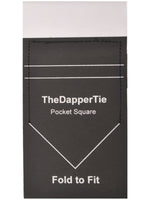 Load image into Gallery viewer, Men&#39;s Linen Flat Pre Folded Pocket Square Prefolded Pocket Squares TheDapperTie White Regular 
