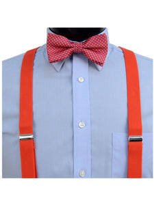 Men's 3 PC Clip-on Suspenders, Bow Tie & Hanky Sets Men's Solid Color Bow Tie TheDapperTie   