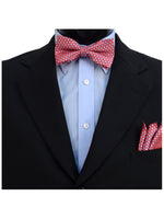 Load image into Gallery viewer, Men&#39;s 3 PC Clip-on Suspenders, Bow Tie &amp; Hanky Sets Men&#39;s Solid Color Bow Tie TheDapperTie   
