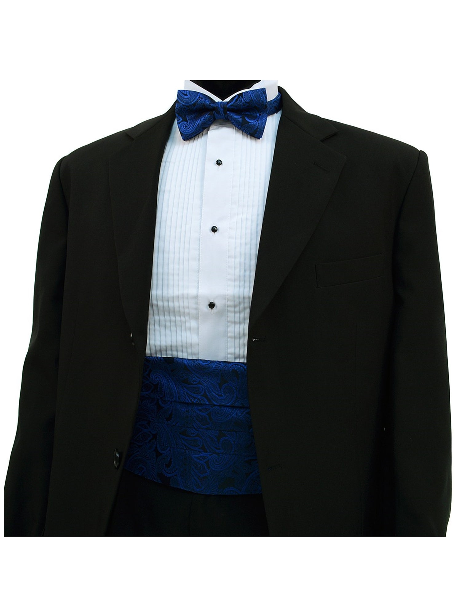 Men's Paisley Matching Adjustable Cummerbund and Bow tie Set Men's Solid Color Bow Tie TheDapperTie   