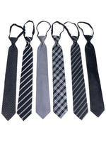 Load image into Gallery viewer, Men&#39;s 6 Pc Microfiber Classic Zipper Pre-Tied Neck Ties Neck Tie TheDapperTie   
