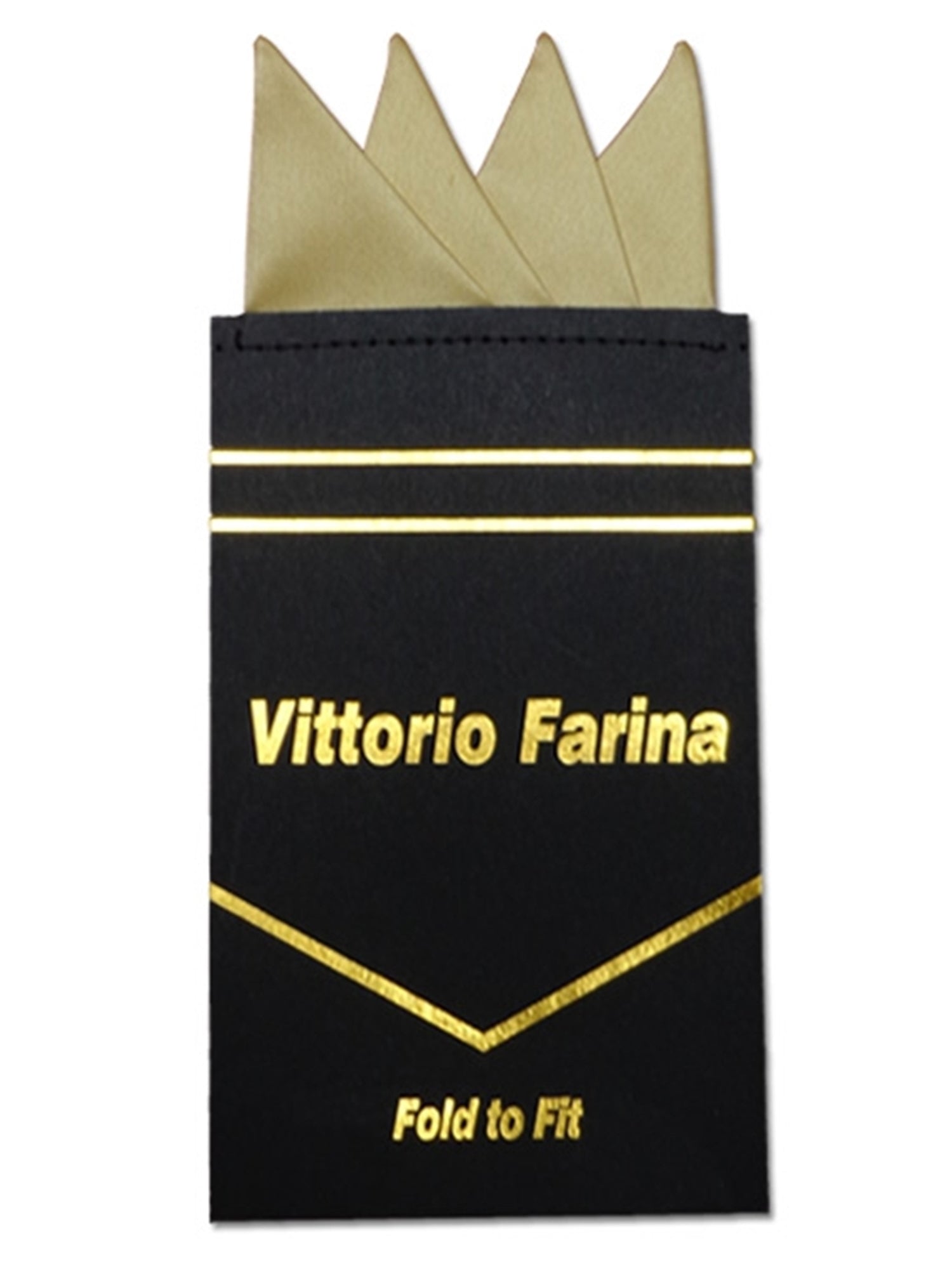 Men's Solid Color 4 Point Pre Folded Silk Pocket Squares on Card Prefolded Pocket Squares TheDapperTie Yellow Regular 